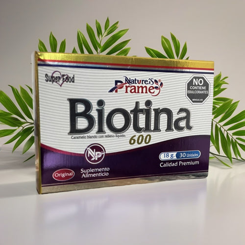 Biotina 600 mg Caja x 30 Unidades