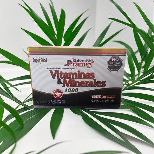 Vitaminas y Minerales  (1000mg) x 30 Unidades